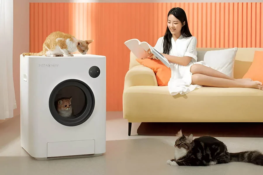 electronic litter box